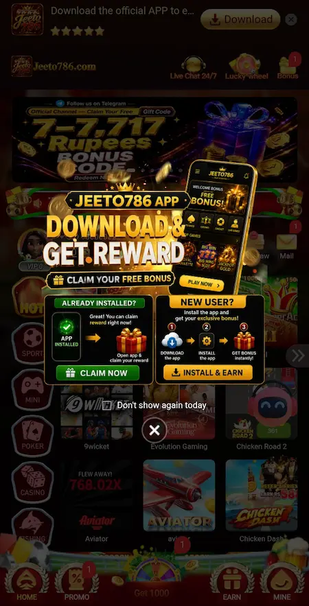 Jeeto786 Game login