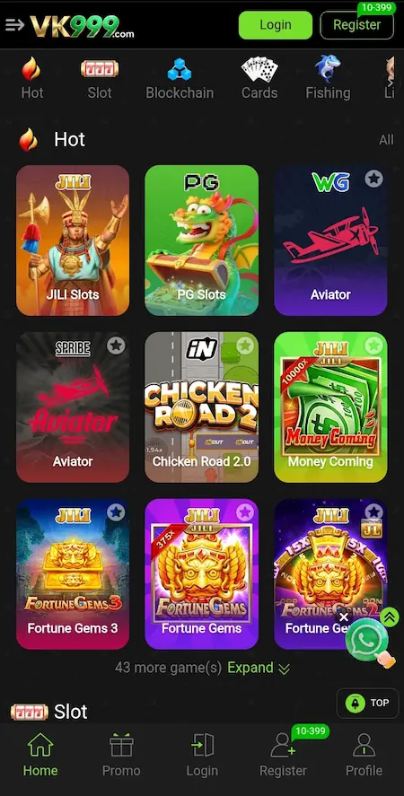VK999 Game download