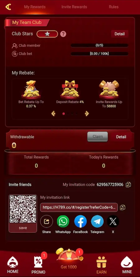 H789 Game login