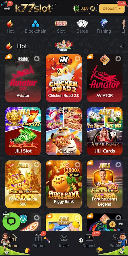 K77Slots Game download